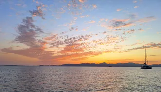 El mar al atardecer